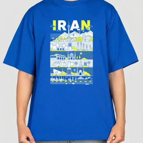 تیشرت ایران طرح معماری ایرانی