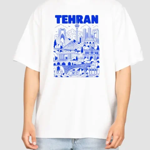 تیشرت ایران طرح تهران